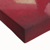 Still Life with Lamp - Warm Modern Wall Art in Red and Orange Tones