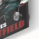 Metallica Retro Wall Art – Vintage James Hetfield Concert Print