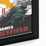 Metallica Retro Wall Art – Vintage James Hetfield Concert Print