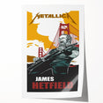 Metallica Retro Wall Art – Vintage James Hetfield Concert Print