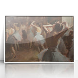 Framed abstract figurative acrylic art piece featuring a striking white background, showcasing dynamic shapes and vibrant colors, ideal for modern home decor.