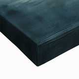 Close-up of an abstract landscape wall art piece printed on stretched canvas, showcasing vibrant colors and intricate textures that enhance home decor aesthetics.