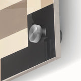 Modern Abstract Wall Art – Neutral Geometric Square Design