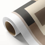 Modern Abstract Wall Art – Neutral Geometric Square Design