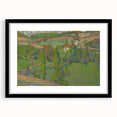 Expressionist Countryside Landscape Wall Art - Vibrant Scenic Design