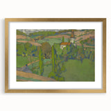 Expressionist Countryside Landscape Wall Art - Vibrant Scenic Design