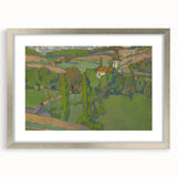 Expressionist Countryside Landscape Wall Art - Vibrant Scenic Design