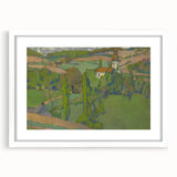 Expressionist Countryside Landscape Wall Art - Vibrant Scenic Design