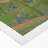 Expressionist Countryside Landscape Wall Art - Vibrant Scenic Design
