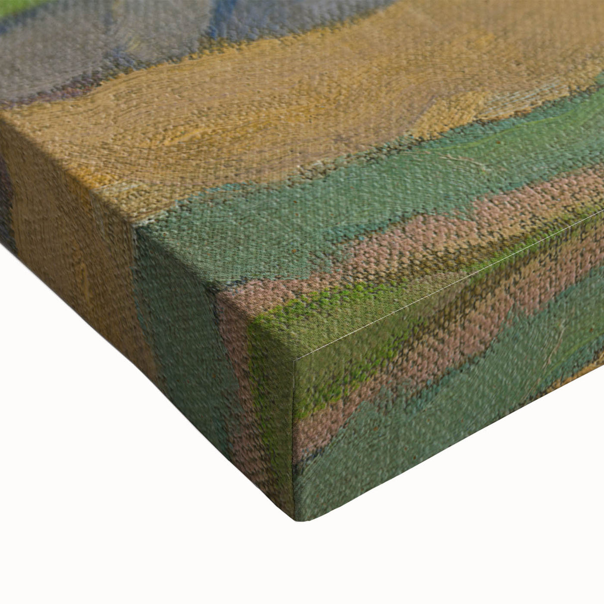 Expressionist Countryside Landscape Wall Art - Vibrant Scenic Design