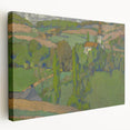 Expressionist Countryside Landscape Wall Art - Vibrant Scenic Design