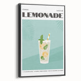 Black and white vintage poster art featuring a landscape scene on framed canvas, suitable for bedroom decor.