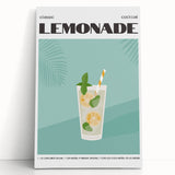 Large black and white stretched canvas featuring assorted kitchen utensils, ideal for kitchen wall art.