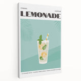 Large canvas print of assorted fruits and vegetables in vivid colors, ideal for kitchen wall art.