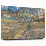 Landscape at Saint-Rémy by Van Gogh: Vibrant Impressionist Wall Art Print