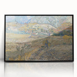 Landscape at Saint-Rémy by Van Gogh: Vibrant Impressionist Wall Art Print
