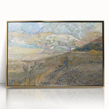 Landscape at Saint-Rémy by Van Gogh: Vibrant Impressionist Wall Art Print