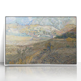 Landscape at Saint-Rémy by Van Gogh: Vibrant Impressionist Wall Art Print