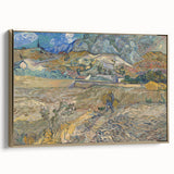 Landscape at Saint-Rémy by Van Gogh: Vibrant Impressionist Wall Art Print