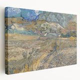 Landscape at Saint-Rémy by Van Gogh: Vibrant Impressionist Wall Art Print