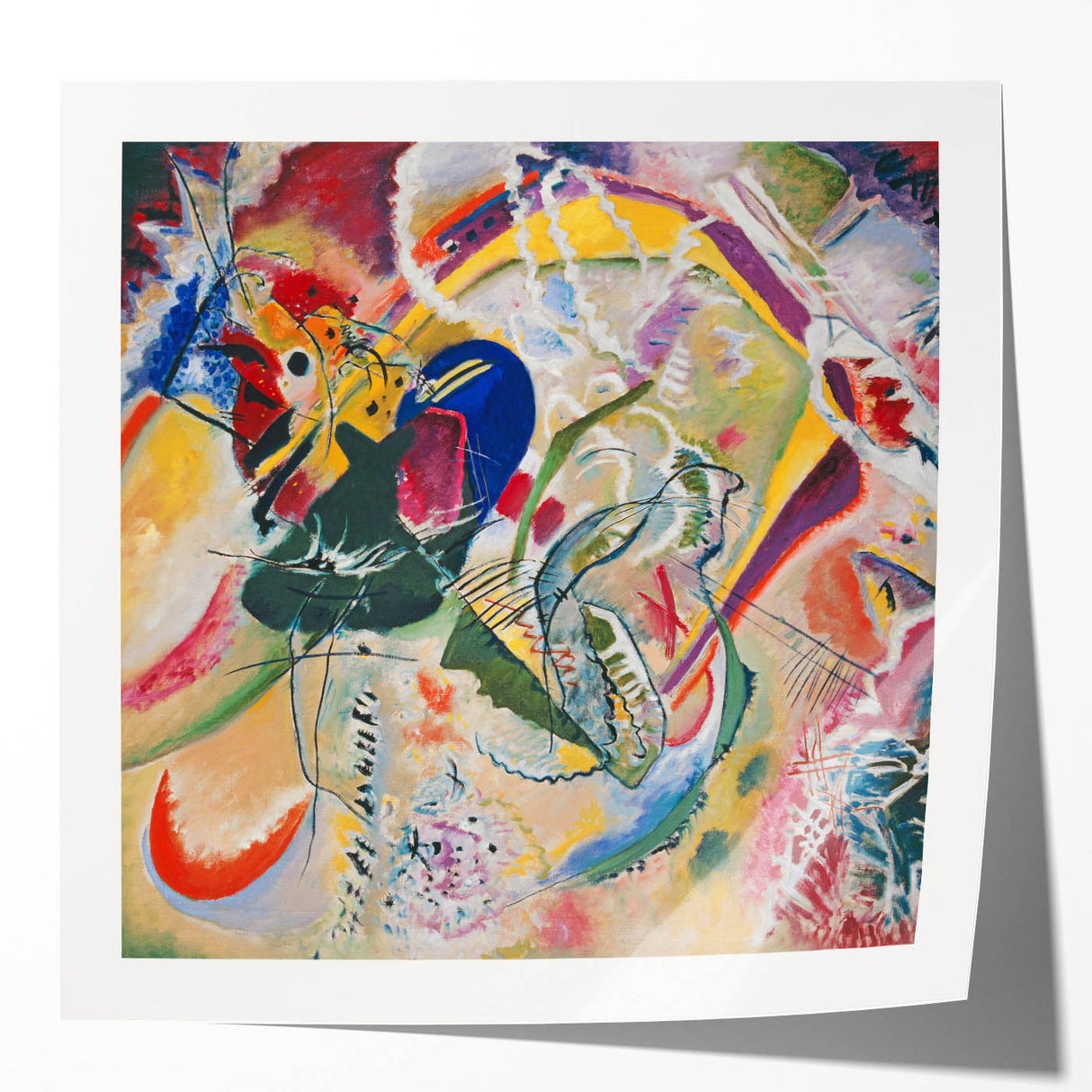 Improvisation 35 - Vibrant Abstract Modern Wall Art in Bold Colors