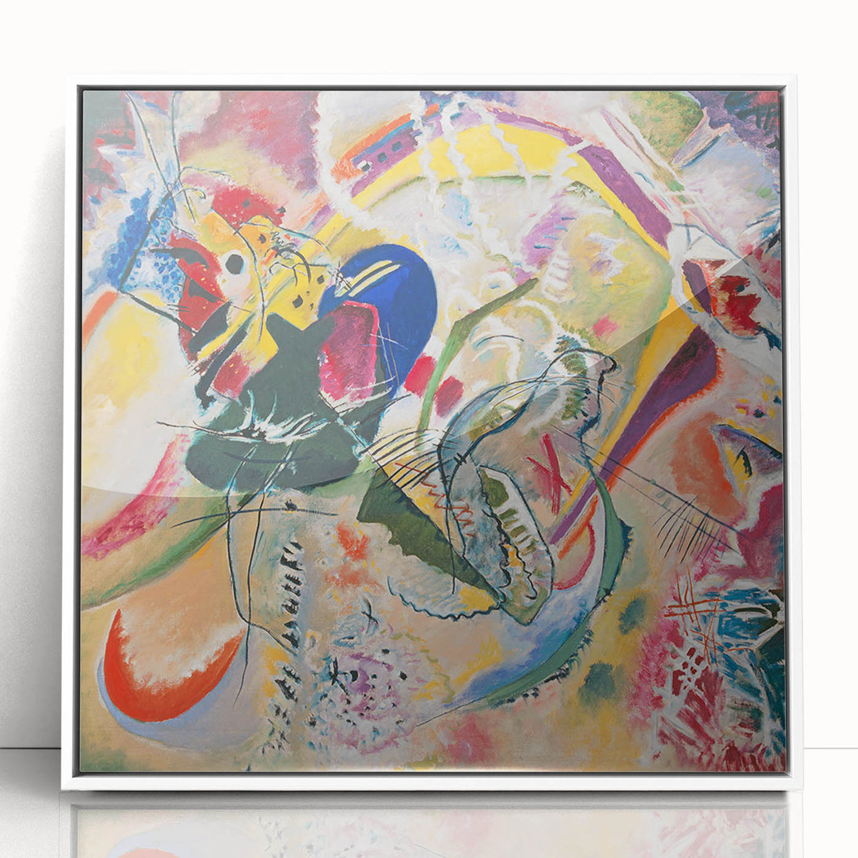 Improvisation 35 - Vibrant Abstract Modern Wall Art in Bold Colors