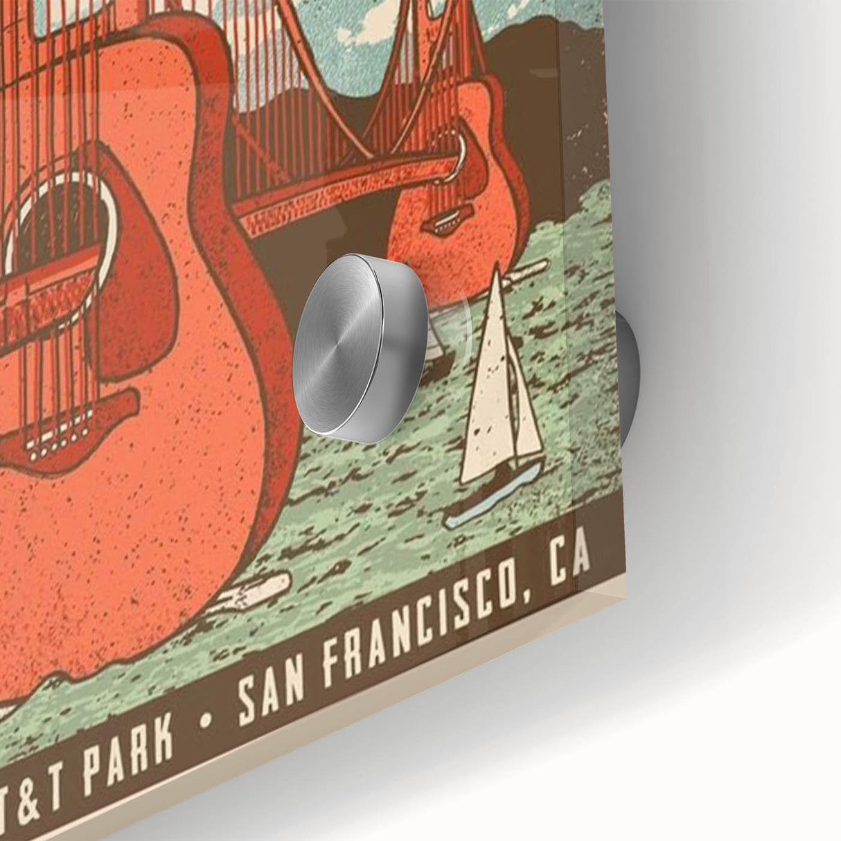 James Taylor Retro Wall Art – Vintage San Francisco Concert Print