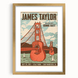 James Taylor Retro Wall Art – Vintage San Francisco Concert Print