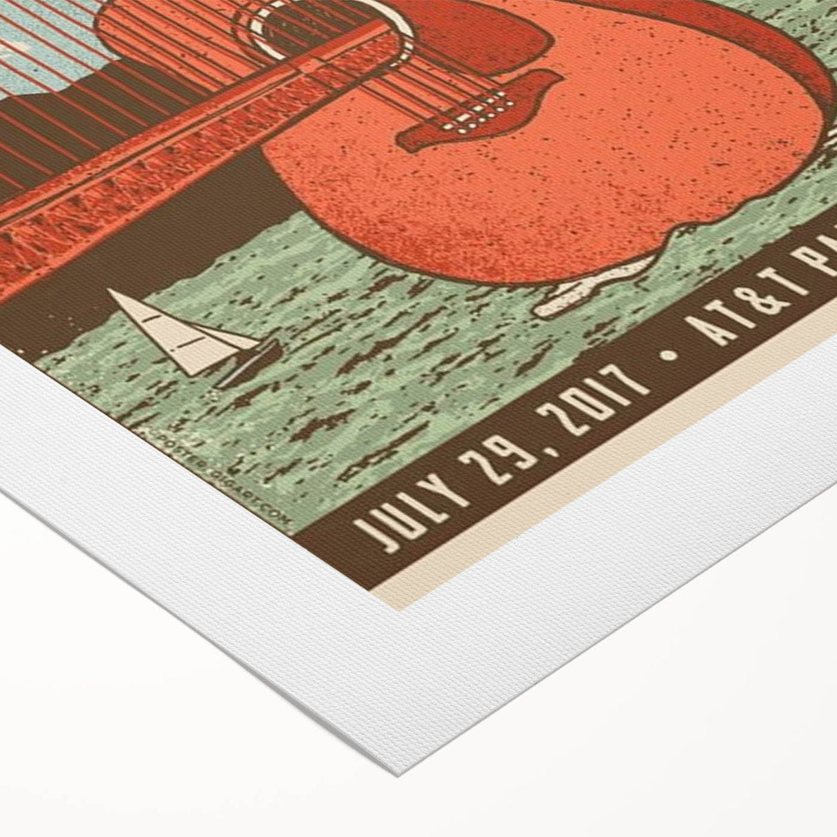 James Taylor Retro Wall Art – Vintage San Francisco Concert Print