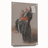 Realism Art Prints - Classical Realism Portrait of Middle Eastern Figure