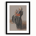 Realism Art Prints - Classical Realism Portrait of Middle Eastern Figure