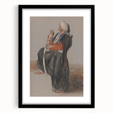 Realism Art Prints - Classical Realism Portrait of Middle Eastern Figure