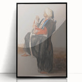Realism Art Prints - Classical Realism Portrait of Middle Eastern Figure
