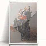 Realism Art Prints - Classical Realism Portrait of Middle Eastern Figure