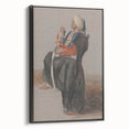 Realism Art Prints - Classical Realism Portrait of Middle Eastern Figure