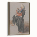 Realism Art Prints - Classical Realism Portrait of Middle Eastern Figure