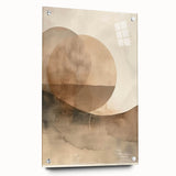 Canvas Art for Dining Area – Earthy Tones Abstract Landscape
