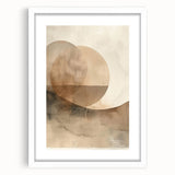 Canvas Art for Dining Area – Earthy Tones Abstract Landscape