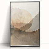 Canvas Art for Dining Area – Earthy Tones Abstract Landscape