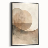 Canvas Art for Dining Area – Earthy Tones Abstract Landscape