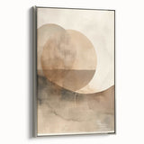 Canvas Art for Dining Area – Earthy Tones Abstract Landscape