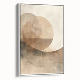 Canvas Art for Dining Area – Earthy Tones Abstract Landscape