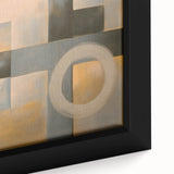 Modern Geometric Living Room Wall Art - Abstract Canvas Print