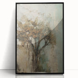 Framed acrylic artwork showcasing an abstract floral design with vibrant colors and intricate details, set against a sleek black frame for modern decor.