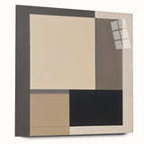 Contemporary Abstract Canvas – Neutral Block Geometry Design
