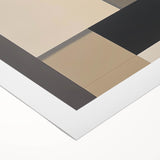 Contemporary Abstract Canvas – Neutral Block Geometry Design