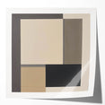 Contemporary Abstract Canvas – Neutral Block Geometry Design