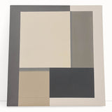 Contemporary Abstract Canvas – Neutral Block Geometry Design