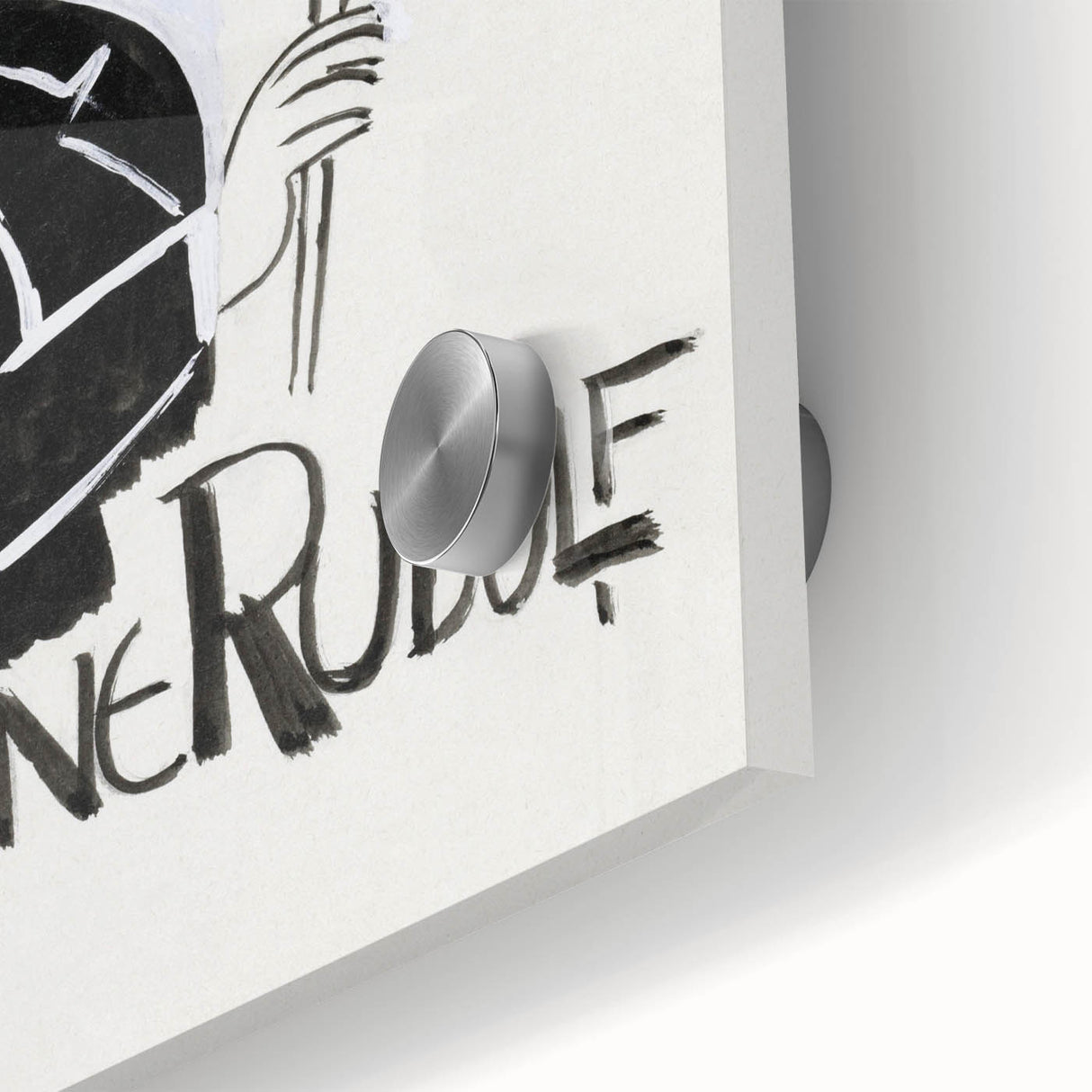 Minimalist Expressionist Wall Art - Bold Black & White Design