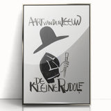 Minimalist Expressionist Wall Art - Bold Black & White Design